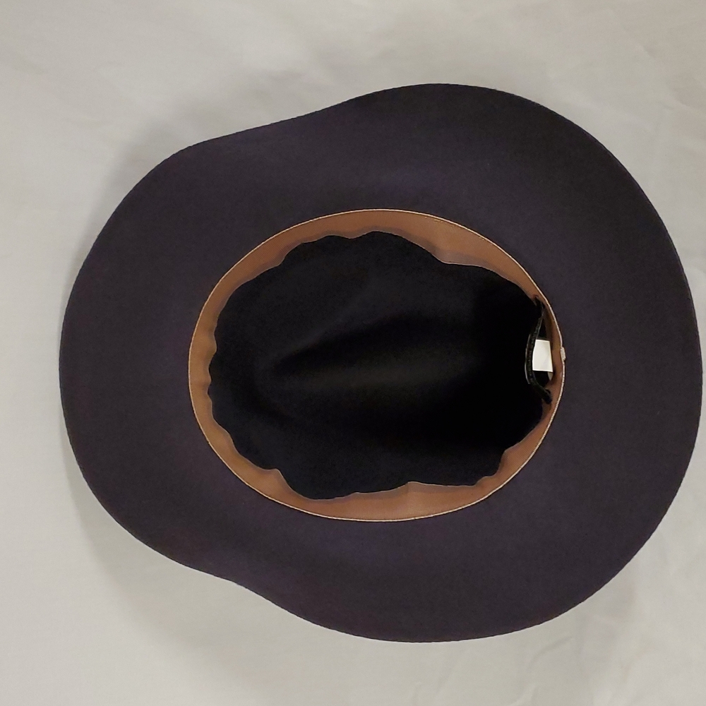 Banana Republic Smoke Grey🍌 Short Brim Hat 100% Wool Fall/Winter - Picture 4 of 4